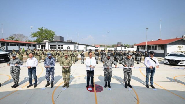 Gobernador Eduardo Ramírez inaugura compañía de la Guardia Nacional en Villaflores