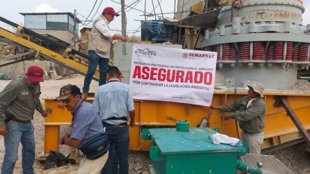 PROFEPA Clausura Banco de Material Pétreo en Jiquipilas por Explotación Ilegal