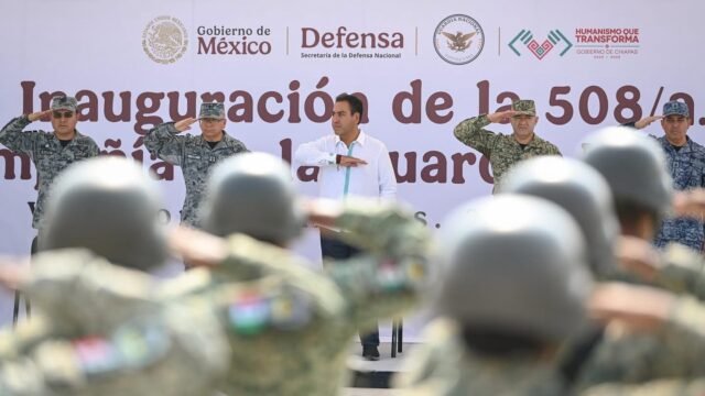 Inauguran Compañía de la Guardia Nacional en Villaflores, Chiapas