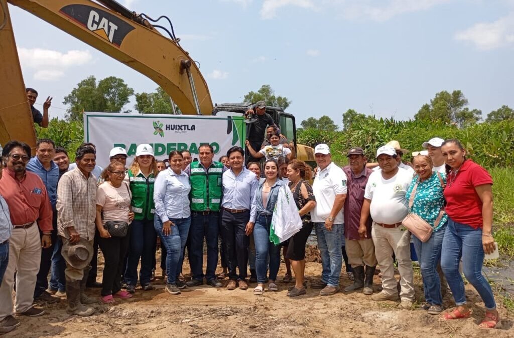 Arrancan obras de desazolve en Huixtla para proteger a pobladores de Tzinacal