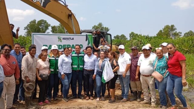 Arrancan obras de desazolve en Huixtla para proteger a pobladores de Tzinacal