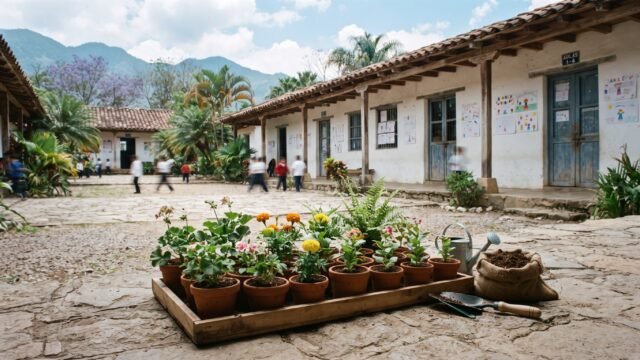 Ayuntamiento de Cintalapa impulsa cuidado del agua y reforestación en primaria