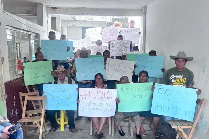 Campesinos de Ocosingo denuncian abusos en Sembrando Vida y piden remover a coordinador