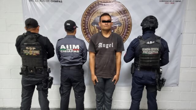 Detienen a presunto responsable de robo con violencia en Las Margaritas