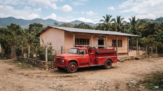 Incendio consume bodega al interior de una escuela en el barrio San Francisco en Tuxtla