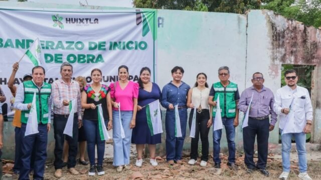 Inician construcción de dispensario médico en poblado Altamira de Huixtla