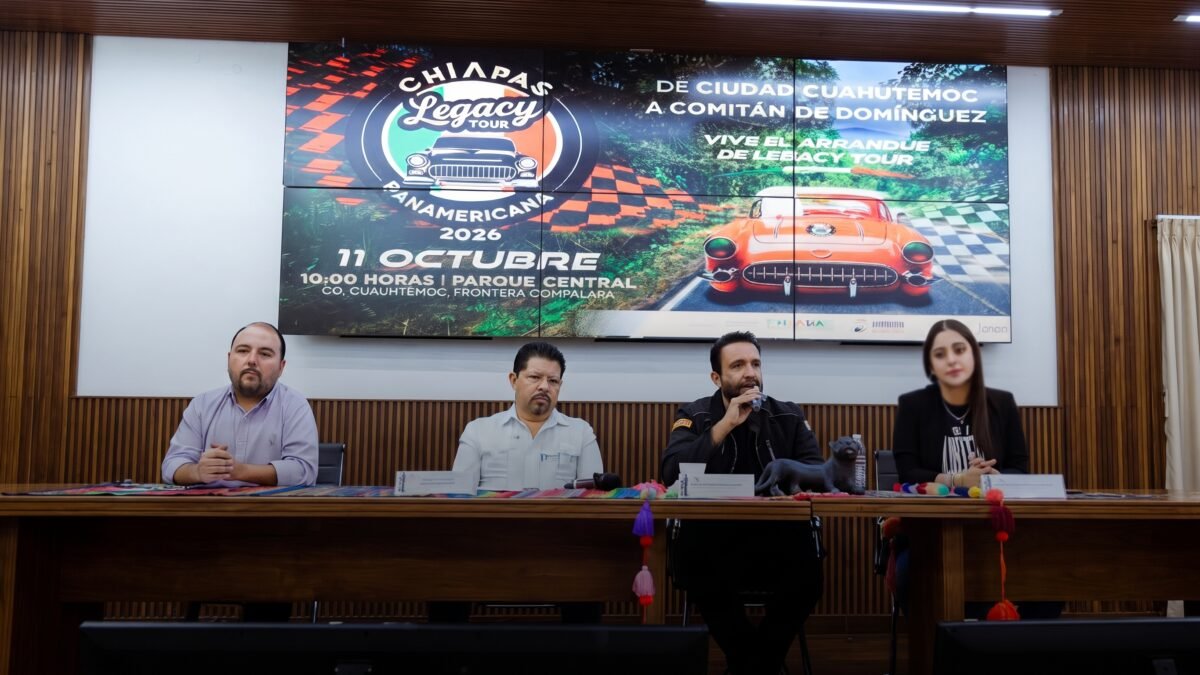 Legacy Tour llevará más de 60 autos clásicos de Ciudad Cuauhtémoc a Comitán
