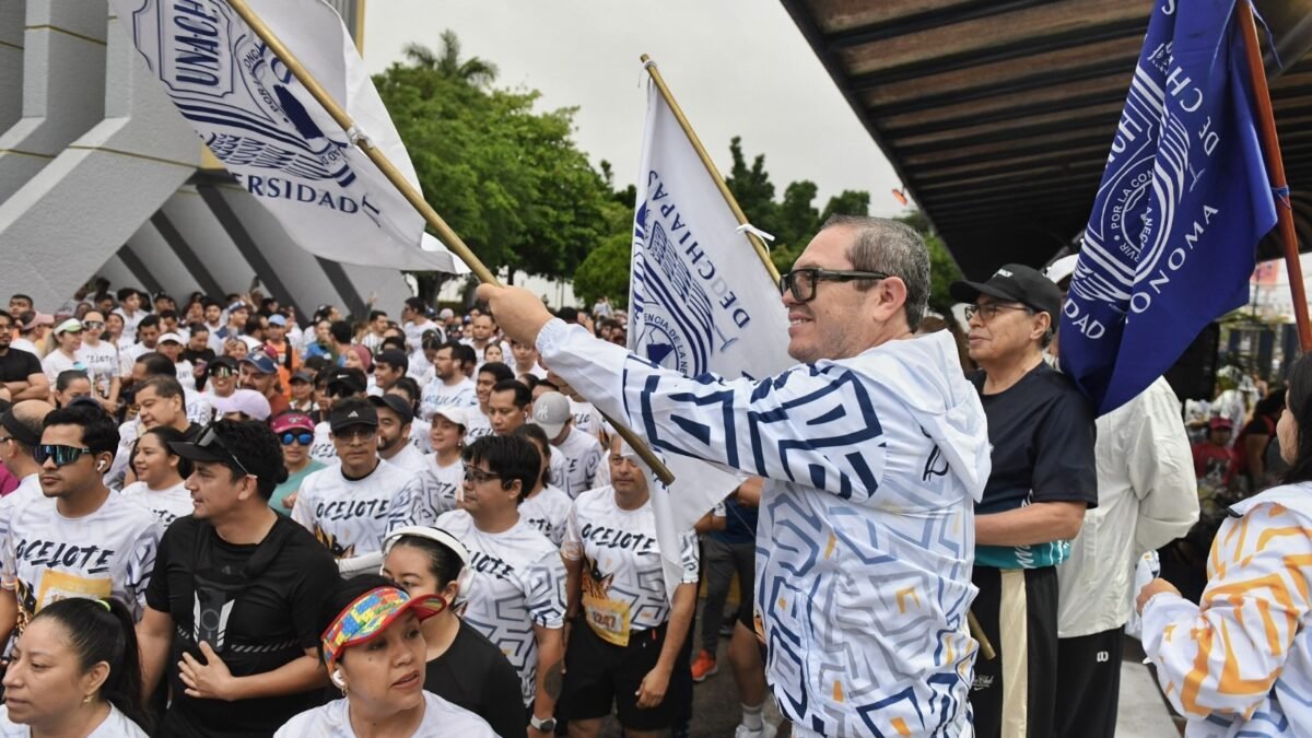 Más de 2 mil 200 participan en la Carrera Ocelote con Causa 2026 en Tuxtla