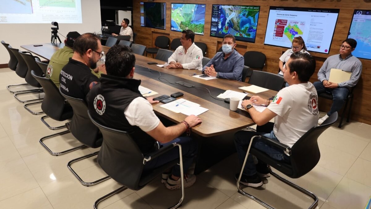 Protección Civil refuerza vigilancia en Chiapas ante pronóstico de lluvias intensas