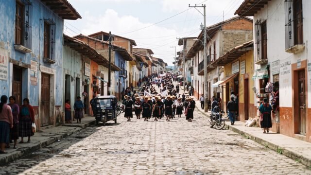 Realizan marcha para prevenir el suicidio en Frontera Comalapa, Chiapas