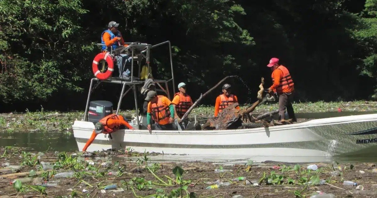 Retiran más de 2 mil 393 toneladas de residuos del Cañón del Sumidero