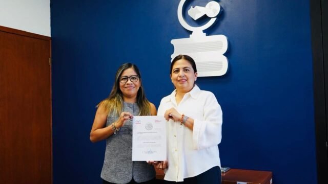 Sandra Echeverría asume la dirección de Vinculación del Cobach en Chiapas