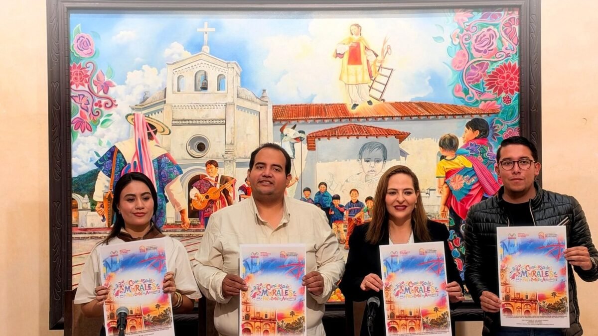 20 mil pesos por pintar la paz: abren en Chiapas concurso de mural para jóvenes