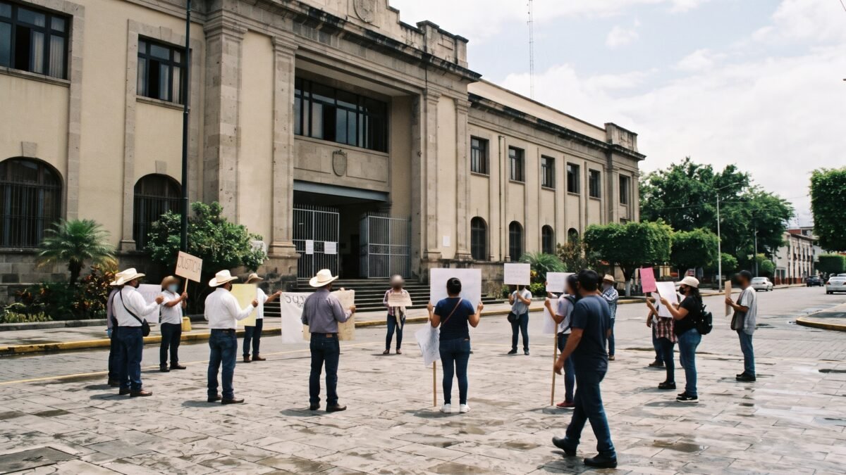 “A mí no me toca”: denuncian peloteo en la Fiscalía de Comitán y se plantan en la puerta