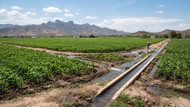 Actividades agropecuarias concentran 76 por ciento del uso de agua en México