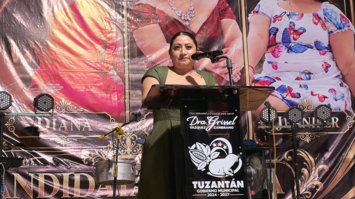 Alcaldesa de Tuzantán anuncia que buscará la reelección para el periodo 2027-2030
