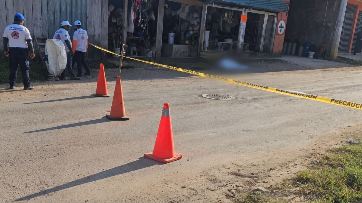 ¡Amanece tieso en la calle!: hallan a hombre sin vida en Maravilla Tenejapa