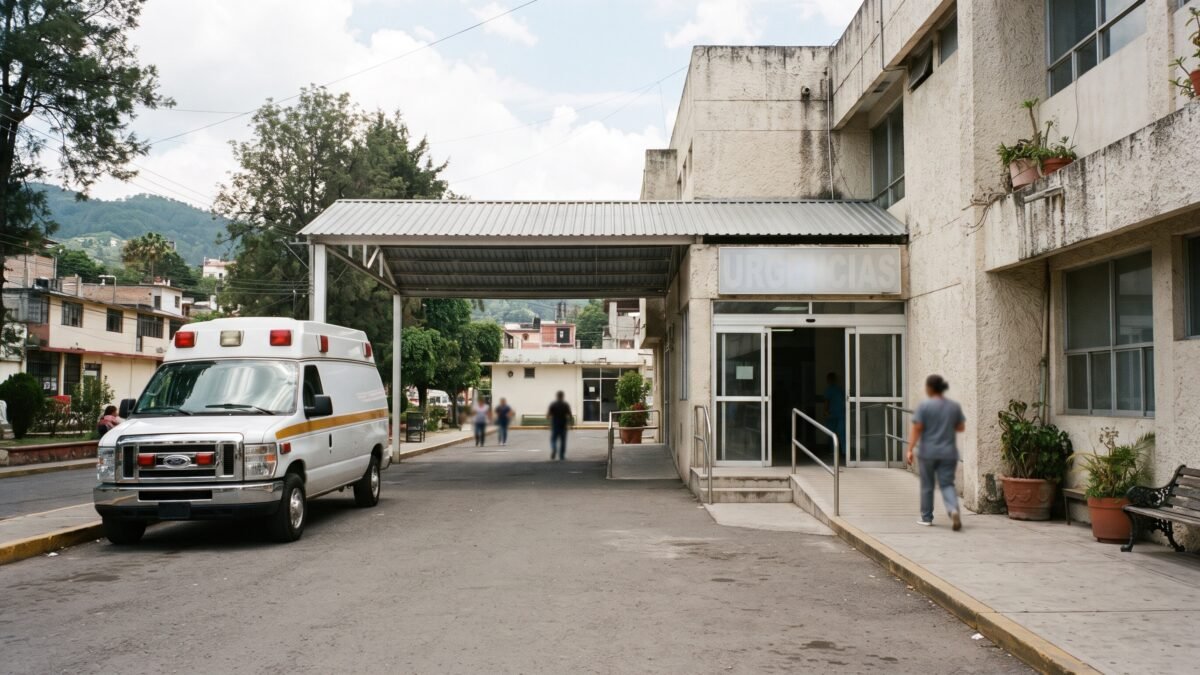 Amaneció muerto frente a urgencias: hallan a indigente sin vida afuera del Hospital General en Comitán