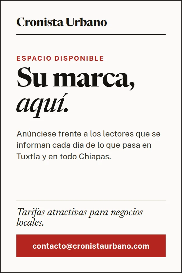Anúnciese en Cronista Urbano