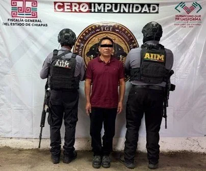 Aprehenden a presunto responsable de pederastia agravada en Larráinzar