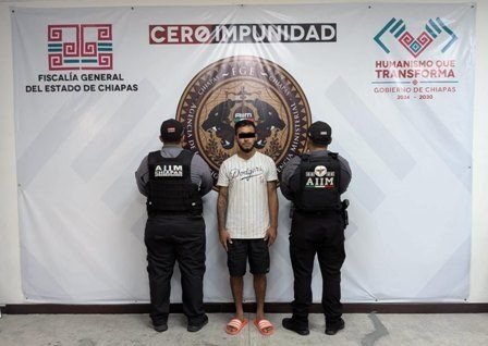 Aprehenden en Tuxtla Gutiérrez a presunto responsable de robo con violencia agravado