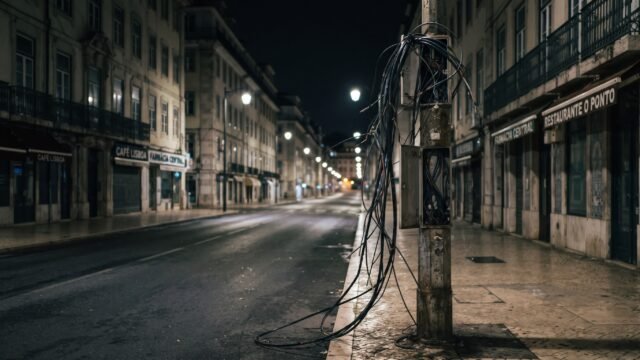 Arrancan el cableado en plena avenida y dejan sin alumbrado al centro de Tapachula