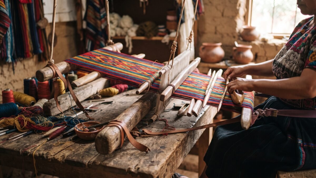 Artesanas en Chiapas aprenden telar de cintura entre golpes y obligación