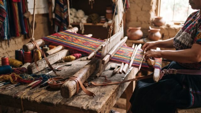 Artesanas en Chiapas aprenden telar de cintura entre golpes y obligación