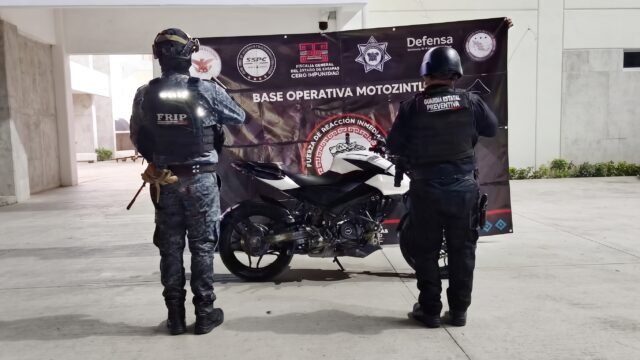 Aseguran en Motozintla motocicleta con reporte de robo en Guatemala