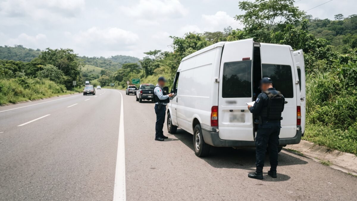 Aseguran Urvan pirata que operaba en ruta Talismán-Tapachula sin concesión