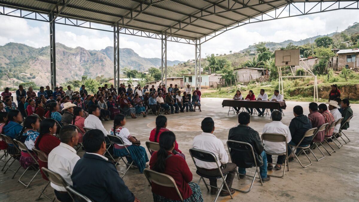 Bladimir Hernández llama a la unidad y al diálogo en San José Zapotal, Las Margaritas