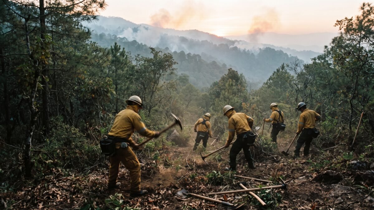 Blindan la selva antes del fuego: refuerzan prevención de incendios en el Valle Zoque