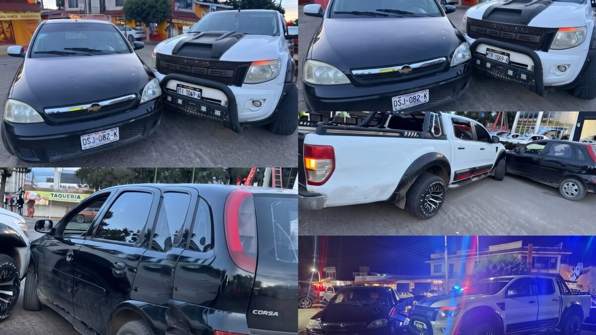 Bolo choca en la glorieta y pega la carrera: lo agarran a dos cuadras en Comitán