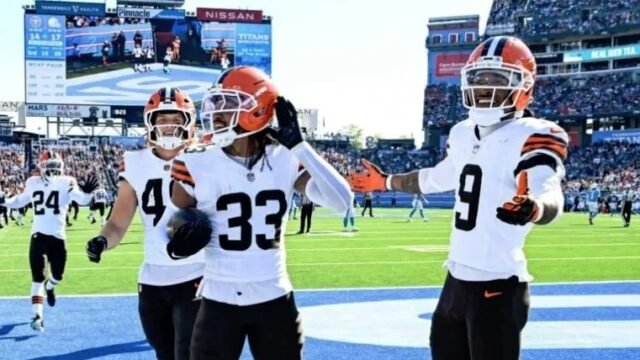 Browns asaltan la cima del Norte de la AFC con cinco triunfos de infarto en la NFL