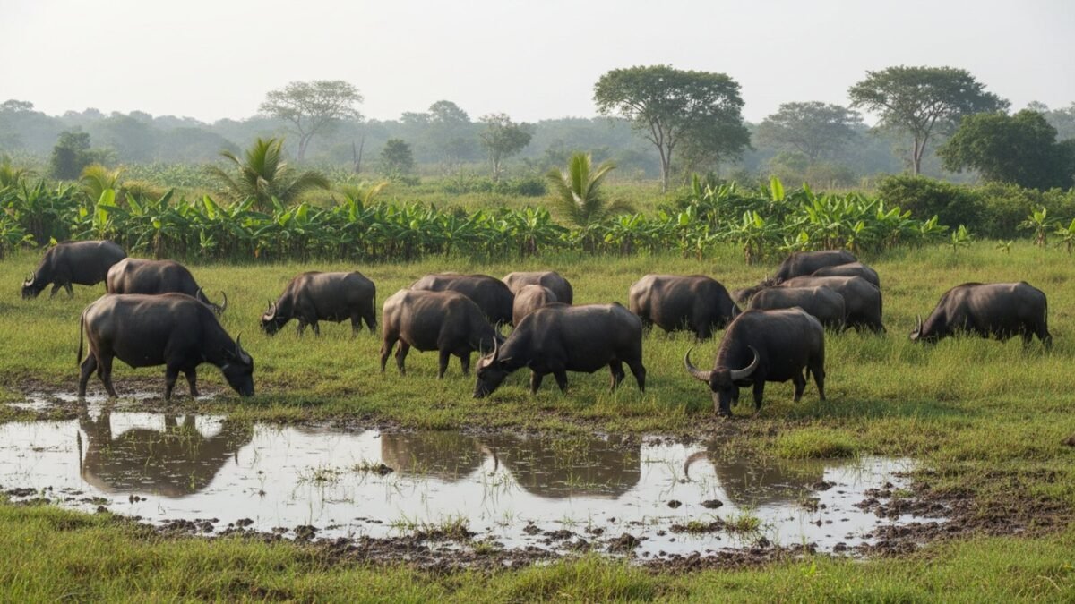 Búfalos del norte de Chiapas obtienen 62 de 100 en sostenibilidad, revela estudio