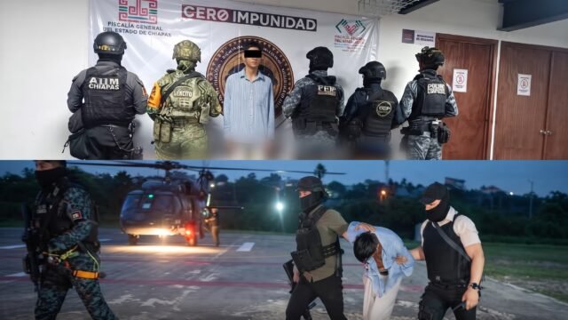 Cae El Flaco en Acala: lo agarran con fierro, droga y hasta granada