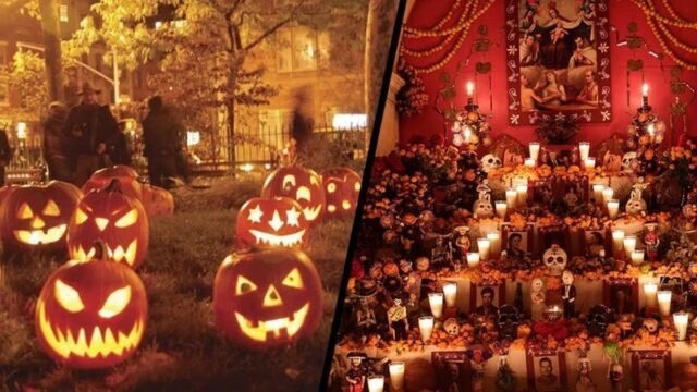 Calabazas contra cempasúchil: Halloween le pisa los talones al Día de Muertos en Chiapas