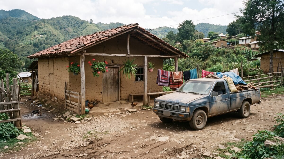 Camioneta se estrella contra vivienda en ranchería San Isidro, Villacorzo