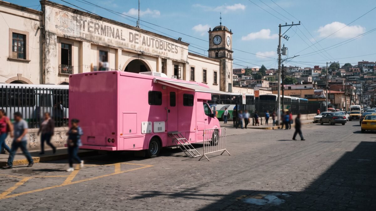 Caravana Rosa frena en San Cristóbal: regalan 180 mastografías para cazar el cáncer a tiempo