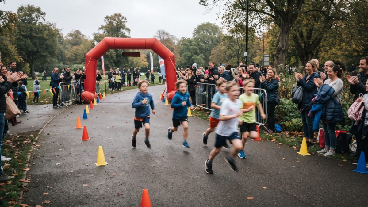 Celebran carrera infantil Solo para Peques 2026 con 200 participantes en Caña Hueca