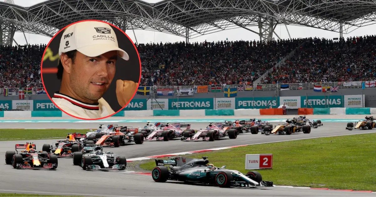 Checo Pérez termina en el sitio 19 en el Gran Premio de Baréin pasado por lluvia