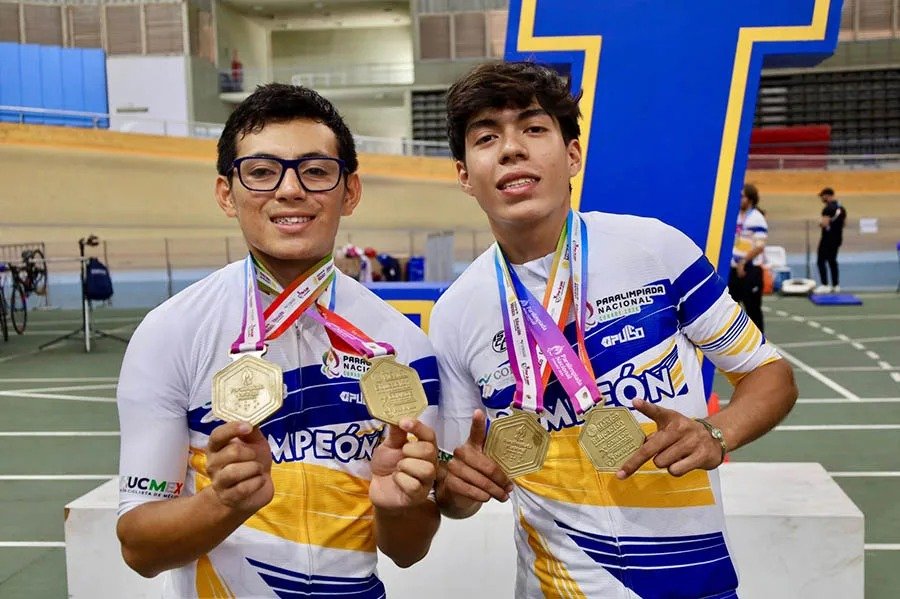 Chiapanecos cosechan cuatro oros en paraciclismo de Paralimpiada Nacional