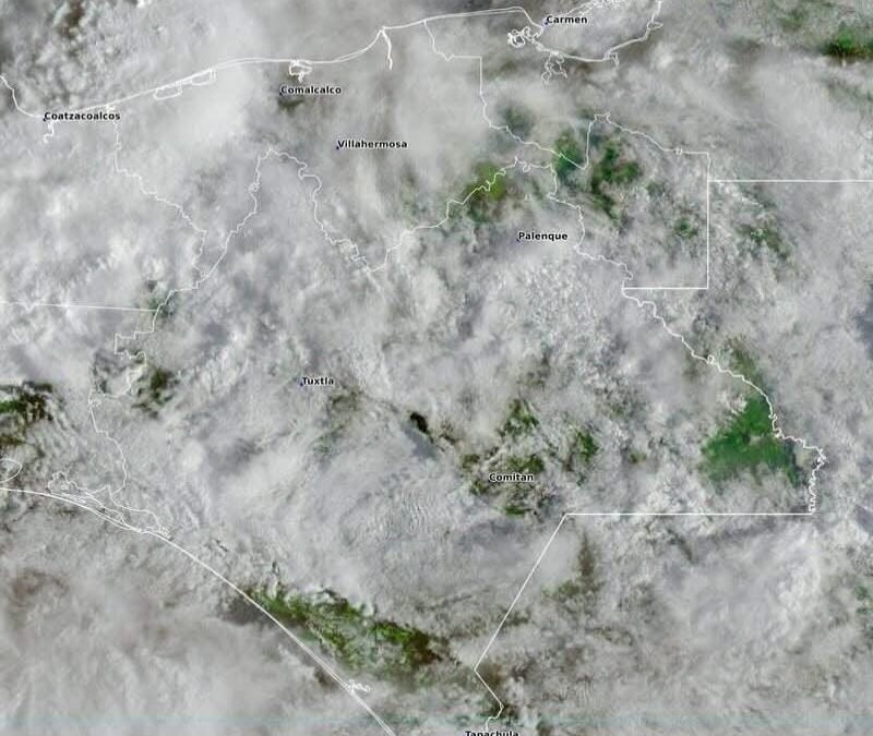 Chiapas mantendrá cielo nublado y posibles lloviznas durante este lunes