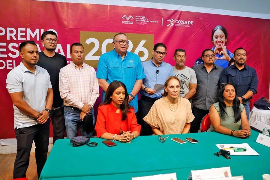 Chiapas ya tiene inmortales: cuatro atletas y un entrenador conquistan el Premio Estatal del Deporte 2026