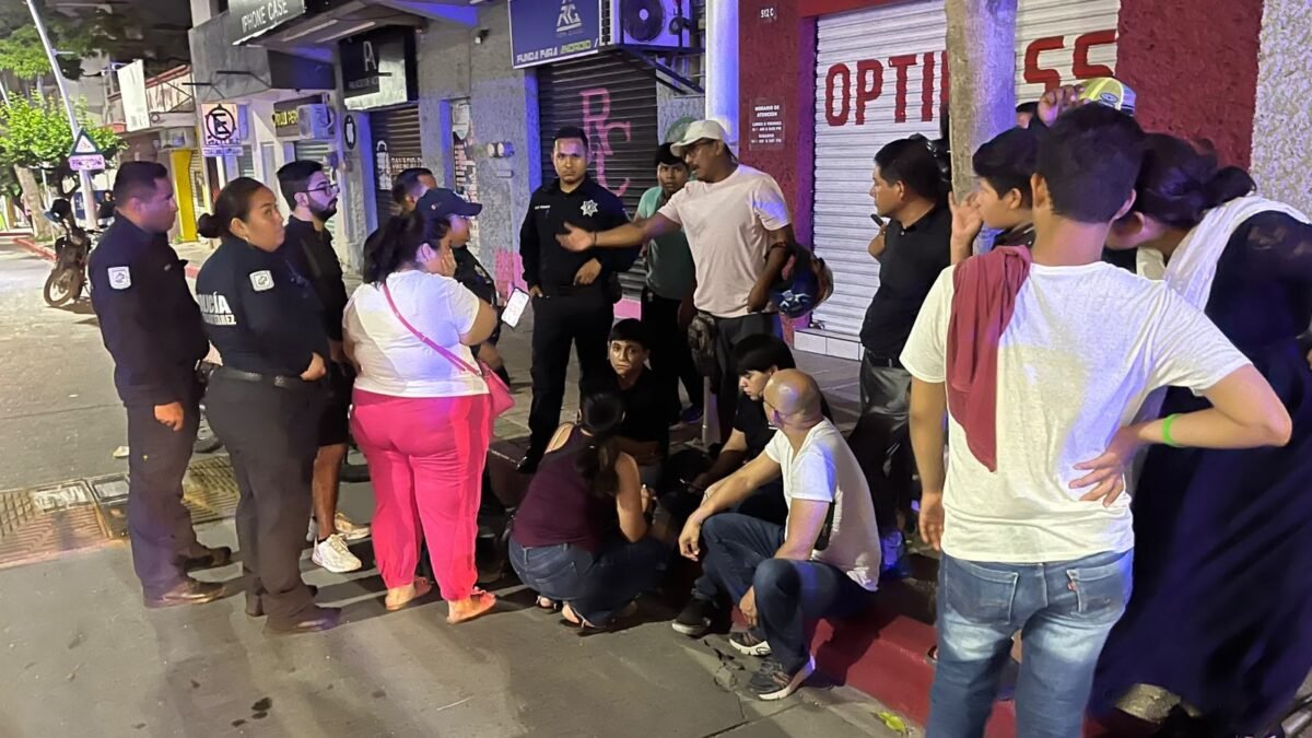 Choque entre motocicletas deja un lesionado grave en el centro de Tuxtla Gutiérrez