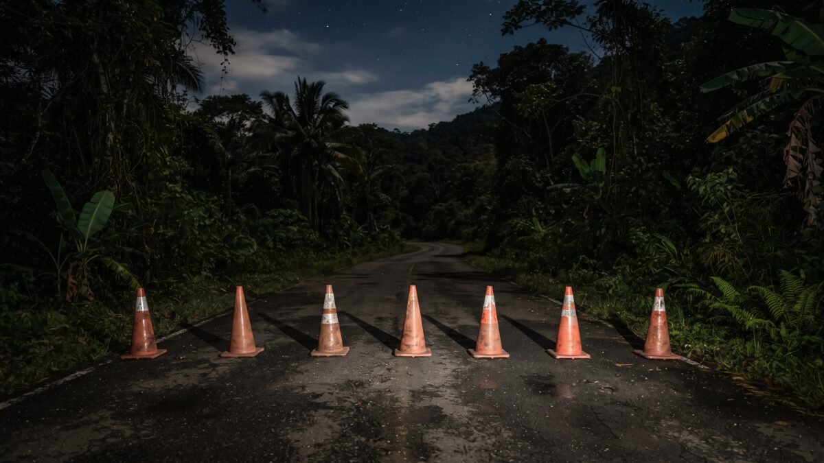 Cierran de noche la carretera Tenejapa-San Cristóbal por obras de drenaje