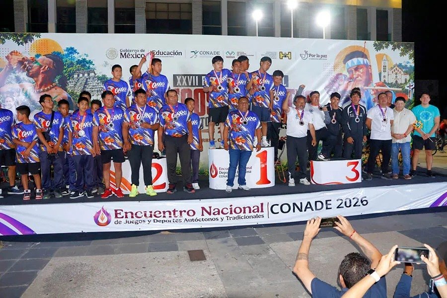 Clausuran con fiesta en Tuxtla: 20 estados se despiden del Nacional de Juegos Autóctonos