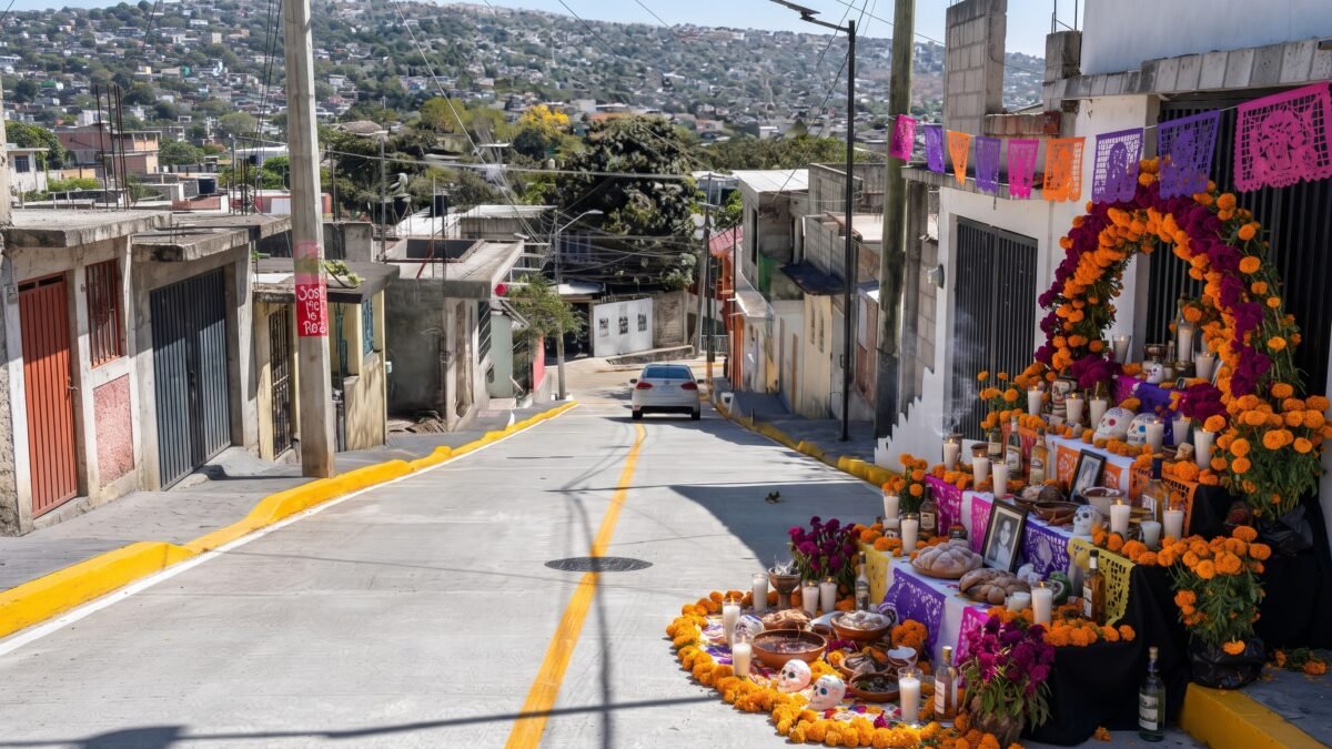 Con somé en mano y orgullo zoque: niños de Tuxtla rescatan las tradiciones de muertos