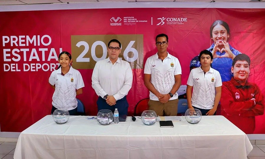 Conforman jurado calificador del Premio Estatal del Deporte 2026 en Chiapas