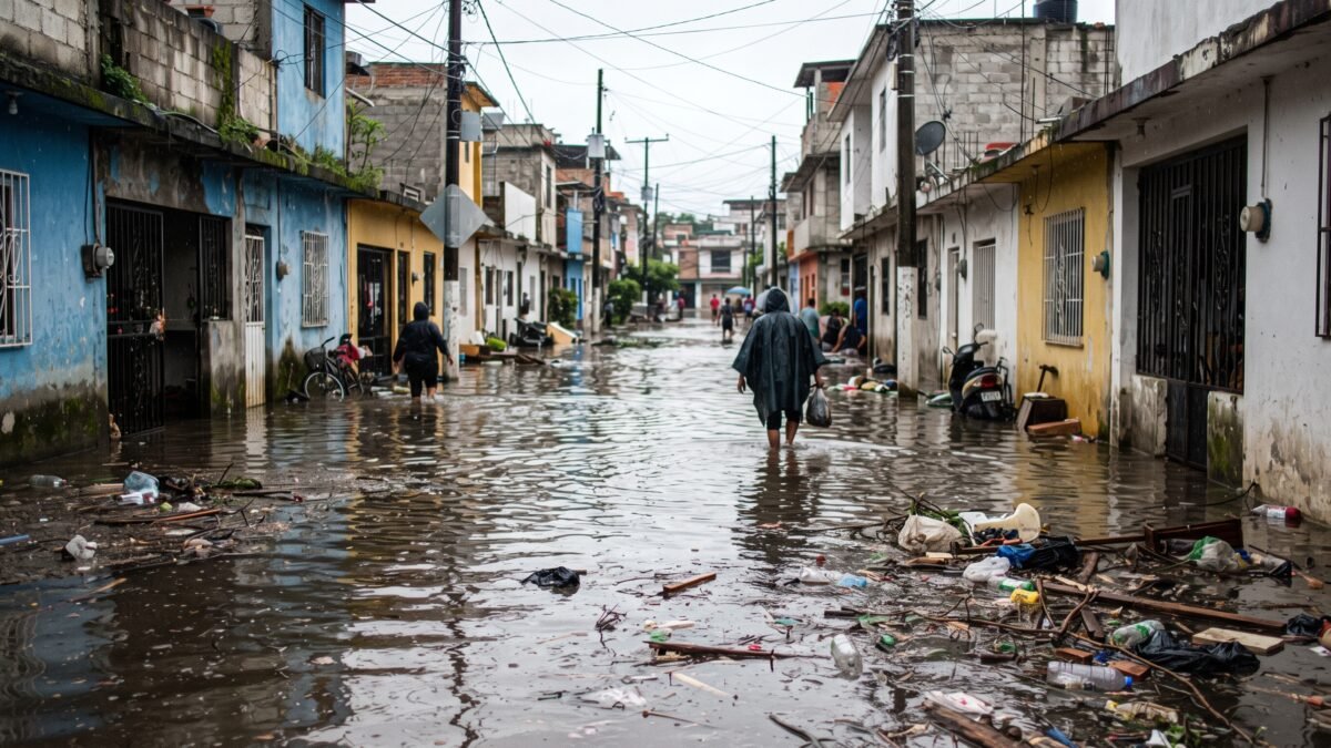 Conmemoran un año de la inundación en Poza Rica sin muro de contención en el río Cazones